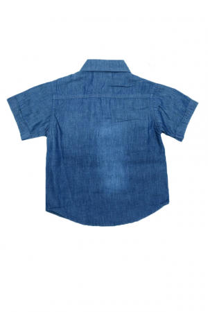 Camasa blug maneca scurta pentru baieti Mini Junior CBBN-001-116, Albastru [2]