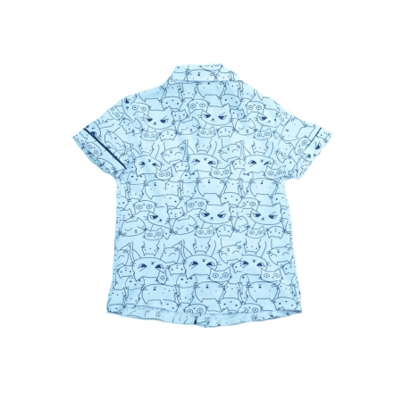 Camasa cu maneca scurta pentru fete Catherine CTR24-128, Multicolor [3]