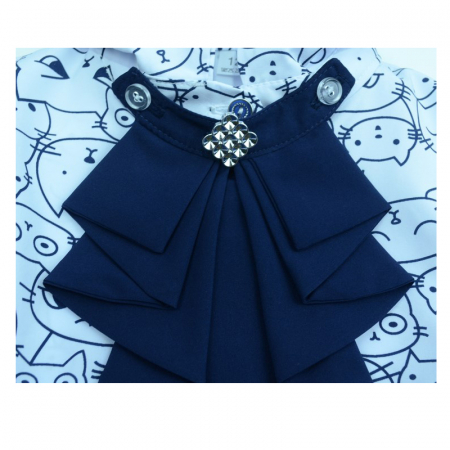 Camasa cu maneca scurta pentru fete Catherine CTR24-128, Multicolor [2]