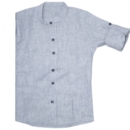Camasa cu maneca 3/4 pentru baieti LA Kids LK1805G, Gri [1]
