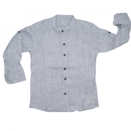 Camasi maneci lungi - Camasa cu maneca 3/4 pentru baieti LA Kids LK1805G, Gri