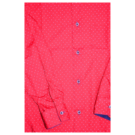 Camasa cu maneca lunga, cu buline, pentru copii, LA Kids LKD2609R, Rosu [3]