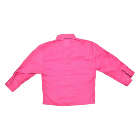 Camasa cu maneca lunga, cu dungi, pentru copii, Mini Junior CM010425-7, Fucsia [2]