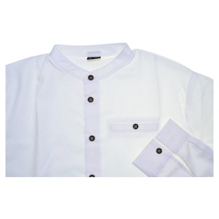 Camasa cu maneca lunga, cu guler ridicat, pentru copii, GT 0511-170, Alb [2]