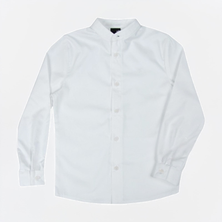 Camasi maneci lungi - Camasa cu maneca lunga, cu guler ridicat, pentru copii, GT 0827-170, Alb