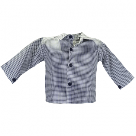 Camasi maneci lungi - Camasa cu maneca lunga pentru baieti Christopher Baby Club 2736C-62-cm, Gri