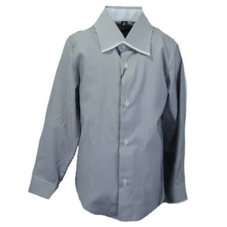 Camasi maneci lungi - Camasa cu maneca lunga pentru baieti Jankes KSL-183C-104-cm, Gri