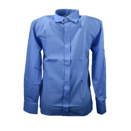 Camasi maneci lungi - Camasa cu maneca lunga pentru baieti Jankes KSL-86C-158-cm, Albastru