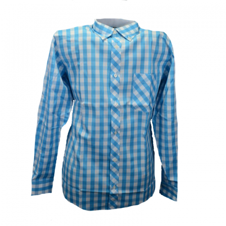 Camasi maneci lungi - Camasa cu maneca lunga pentru baieti Jankes KSL-94C-164-cm, Albastru