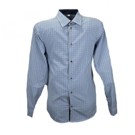 Camasi maneci lungi - Camasa cu maneca lunga pentru baieti Koszulland KSL-6C-164-cm, Albastru