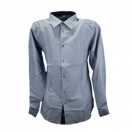 Camasi maneci lungi - Camasa cu maneca lunga pentru baieti Koszulland KSLD2-AL-158-cm, Albastru