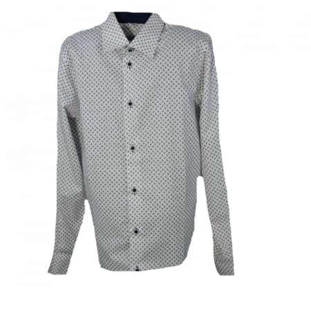 Camasi maneci lungi - Camasa cu maneca lunga pentru baieti Koszulland KSLD23-A-146-cm, Alb