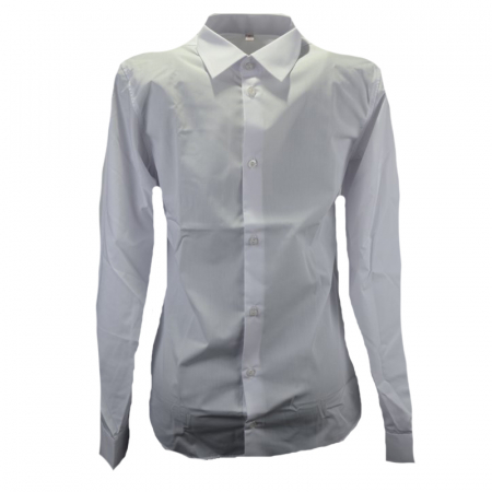 Camasi maneci lungi - Camasa cu maneca lunga pentru baieti Koszulland KSLND2-128-cm, Alb