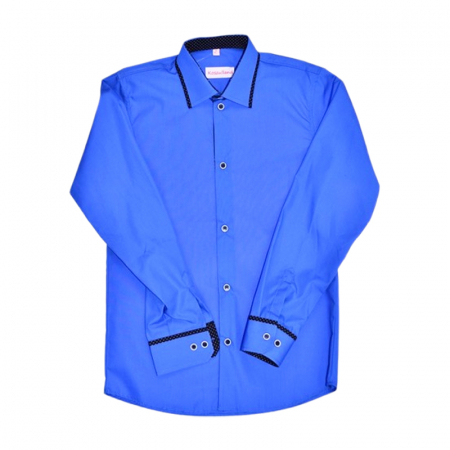 Camasi maneci lungi - Camasa cu maneca lunga pentru baieti, Koszulland KSZ-010425-4, Albastru