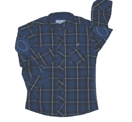 Camasi maneci lungi - Camasa cu maneca lunga pentru baieti LA Kids 1519-A1-110-cm, Albastru