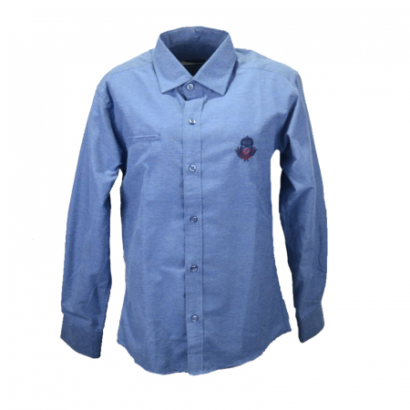 Camasi maneci lungi - Camasa cu maneca lunga pentru baieti LA Kids 1602-1-86-cm, Albastru