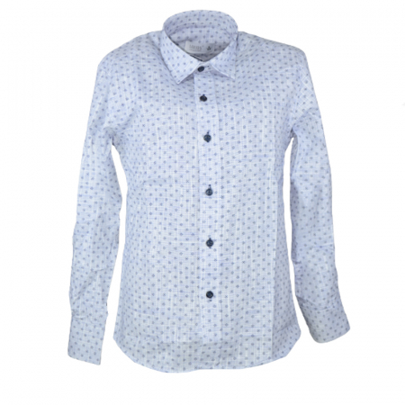 Camasi maneci lungi - Camasa cu maneca lunga pentru baieti LA Kids 1795, Albastru