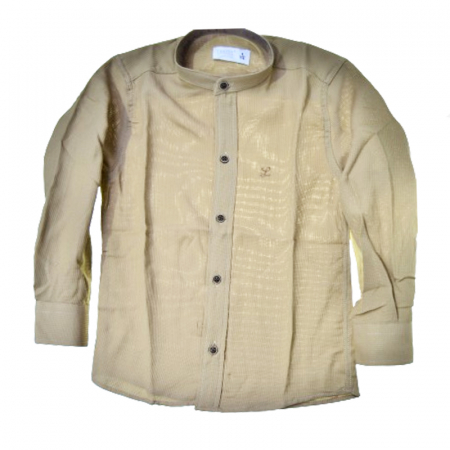 Camasi maneci lungi - Camasa cu maneca lunga pentru baieti La Kids 1808-B, Bej