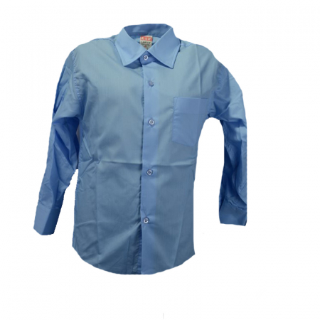 Camasi maneci lungi - Camasa cu maneca lunga pentru baieti LA Kids KSL-106C-116-cm, Albastru