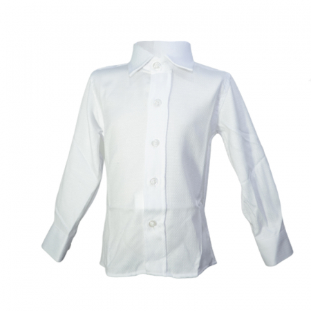 Camasi maneci lungi - Camasa cu maneca lunga pentru baieti LA Kids 1696, Alb