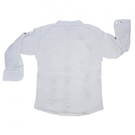Camasa cu maneca 3/4 pentru baieti LA Kids LK1805, Alb [1]