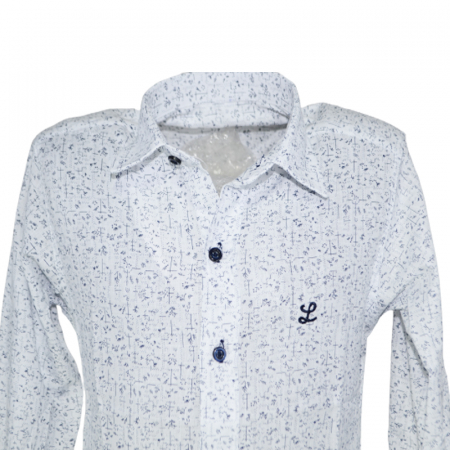 Camasa cu maneca lunga pentru baieti Looks Kids LK970814, Alb [2]