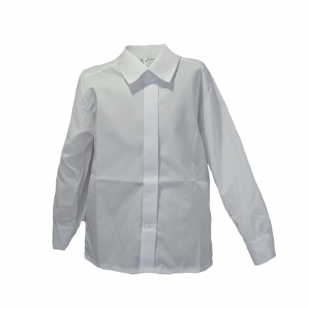 Camasi maneci lungi - Camasa cu maneca lunga pentru baieti Lora LRO3-A-104, Alb