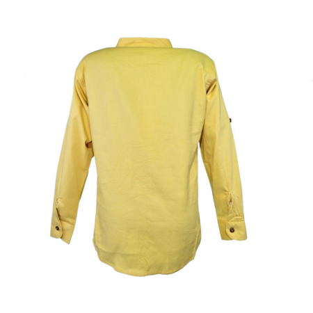 Camasa cu maneca lunga pentru baieti Mini Junior CBMJ-2, Galben [1]