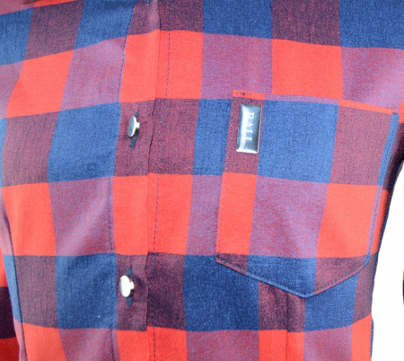 Camasa cu maneca lunga pentru baieti Mini Junior CMS1-128-cm, Rosu [2]