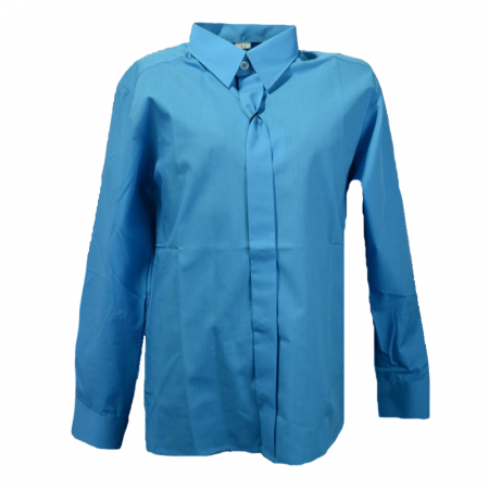 Camasi maneci lungi - Camasa cu maneca lunga pentru baieti Mini Junior KSL-113C-2-86-cm, Albastru