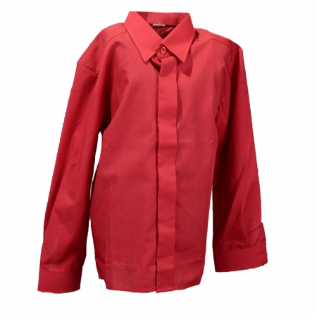 Camasi maneci lungi - Camasa cu maneca lunga pentru baieti Mini Junior KSL-132C-1-74-cm, Rosu