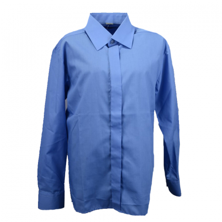 Camasi maneci lungi - Camasa cu maneca lunga pentru baieti Mini Junior KSL-148C-128-cm, Albastru