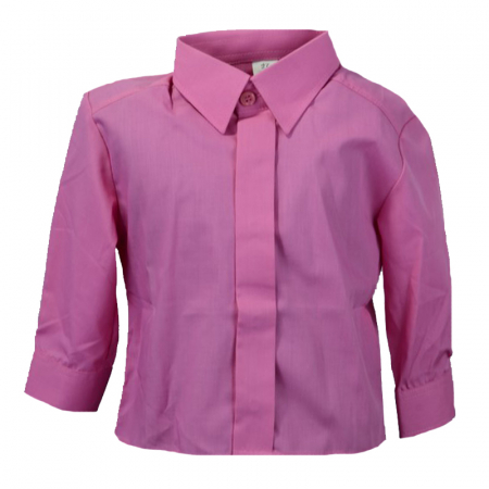 Camasi maneci lungi - Camasa cu maneca lunga pentru baieti Mini Junior KSL-185C-68-cm, Roz