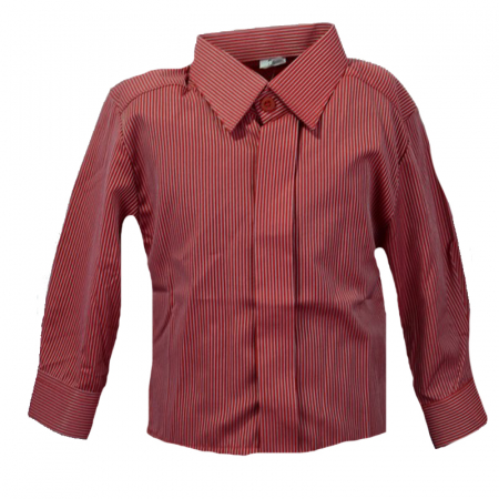 Camasi maneci lungi - Camasa cu maneca lunga pentru baieti Mini Junior KSL-186C-74-cm, Rosu