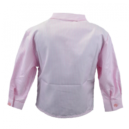 Camasa cu maneca lunga pentru baieti Mini Junior KSL-187C-74-cm, Roz [1]