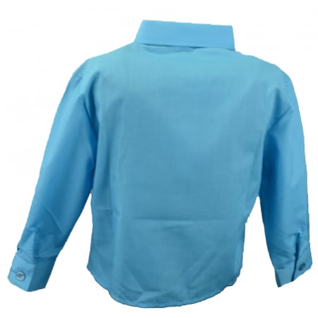 Camasa cu maneca lunga pentru baieti Mini Junior KSL-188C-68-cm, Albastru [1]