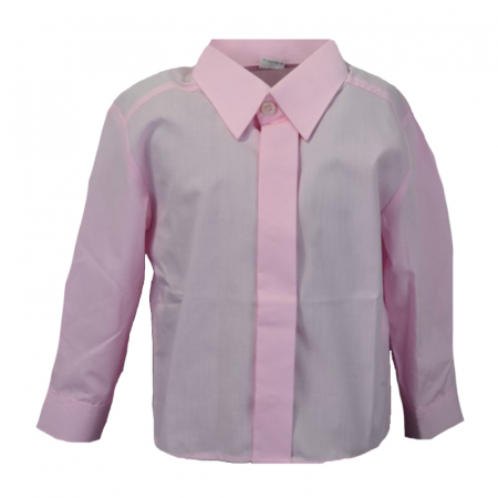 Camasi maneci lungi - Camasa cu maneca lunga pentru baieti Mini Junior KSL-190C-74-cm, Roz
