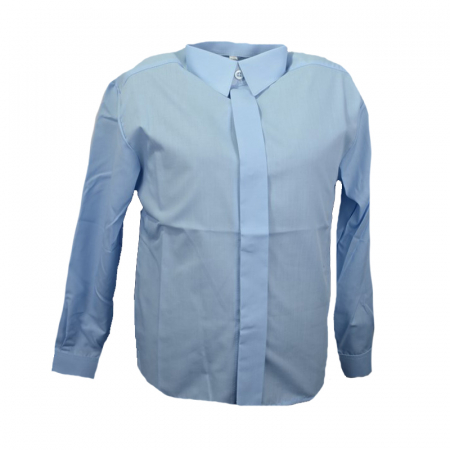 Camasi maneci lungi - Camasa cu maneca lunga pentru baieti Mini Junior KSL-208C-122-cm, Albastru