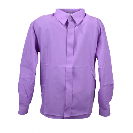 Camasi maneci lungi - Camasa cu maneca lunga pentru baieti Mini Junior KSL-23C-1-68-cm, Mov