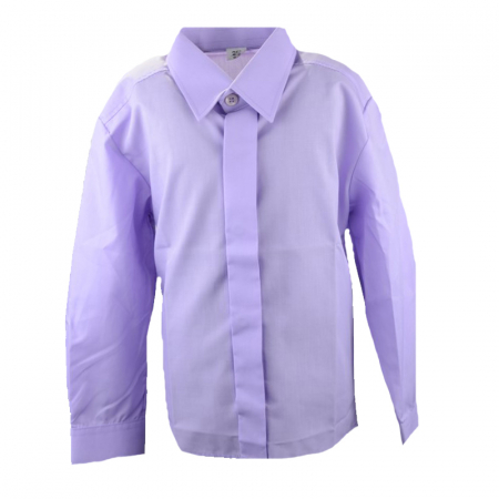 Camasi maneci lungi - Camasa cu maneca lunga pentru baieti Mini Junior KSL-71C-1-86-cm, Mov