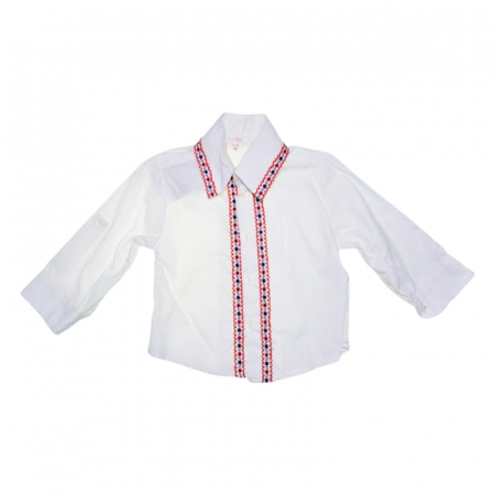 Camasi maneci lungi - Camasa cu maneca lunga pentru copii, Christopher Baby Club CST020425, Alb