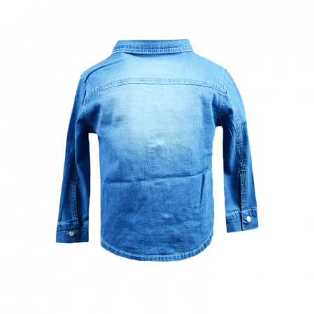 Camasa cu maneca lunga pentru fete Happy House PPS-212-80-cm, Albastru [2]