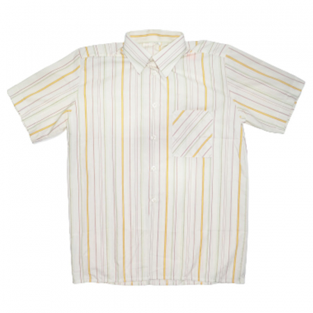 Camasi maneci scurte - Camasa cu maneca scurta pentru baieti Jankes 280623-7, Crem