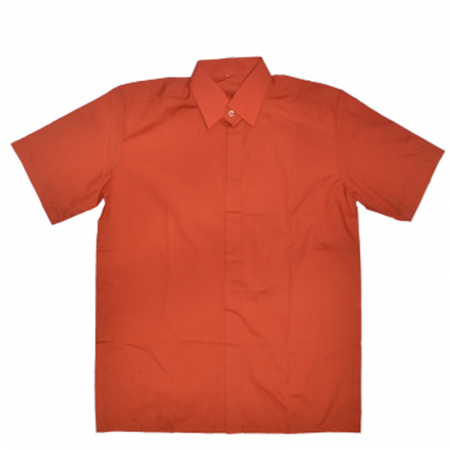 Camasi maneci scurte - Camasa cu maneca scurta pentru baieti La Kids 2901P, Portocaliu