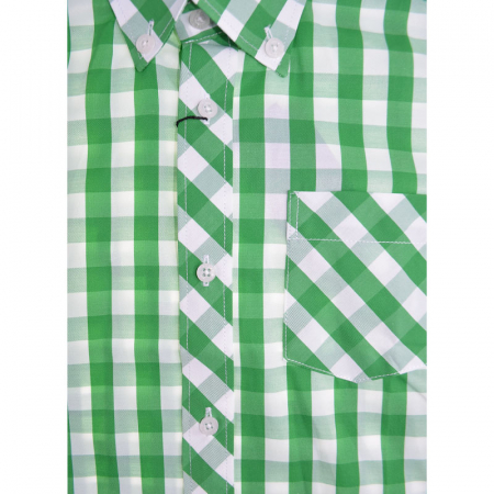 Camasa cu maneca scurta pentru baieti Jankes 280623-1, Verde [2]