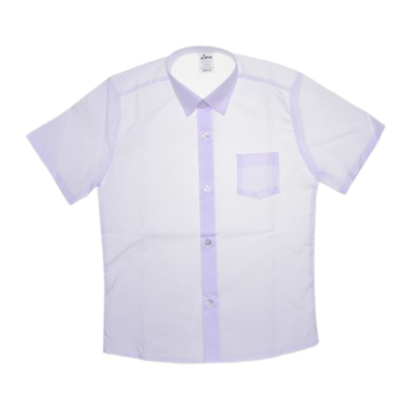 Camasi maneci scurte - Camasa cu maneca scurta, pentru copii, LA Kids LKD2609A, Alb