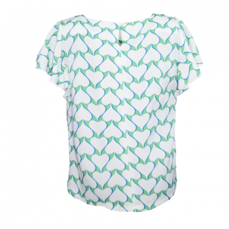 Camasa cu maneca scurta pentru fete Mini Junior IGM-14, Verde [1]