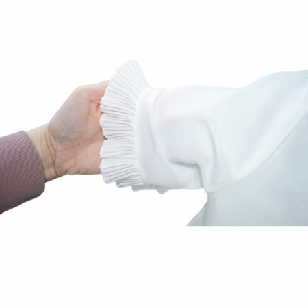 Bluza eleganta cu maneca scurta pentru fete Misslina 4903, Alb [3]