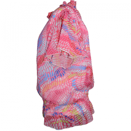 Bluza cu maneca scurta pentru fete Mini Junior IGM-12, Roz [2]