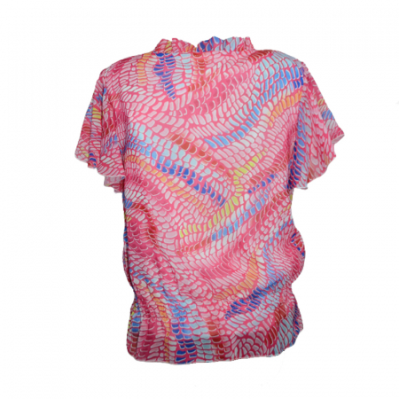 Bluza cu maneca scurta pentru fete Mini Junior IGM-12, Roz [1]